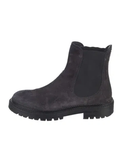 Pre-owned Jimmy Choo Suede Chelsea Boots In Multi