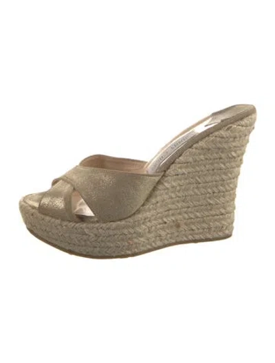 Pre-owned Jimmy Choo Suede Espadrilles