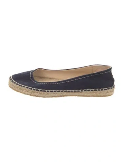 Pre-owned Jimmy Choo Suede Espadrilles In Blue