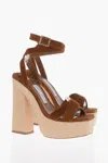 Jimmy Choo Woman Sandals Brown Size 8 Leather In Brown