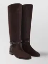 Jimmy Choo Suede Lawton Kb Flat Boots Women