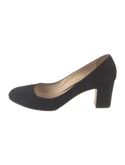 Pre-owned Jimmy Choo Suede Pumps In Black