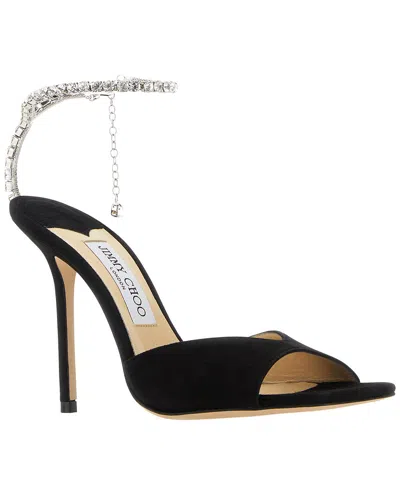 Jimmy Choo Suede Sandal In Animal Print