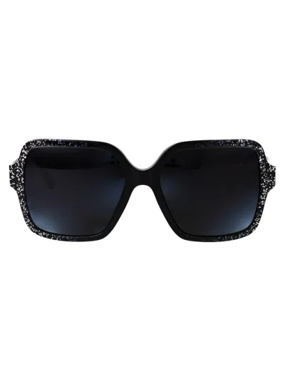 Jimmy Choo 0jc5005 Sunglasses In 5041t3 Black Gradient Glitter