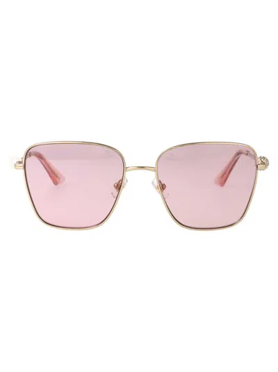 Jimmy Choo Sunglasses In Gold