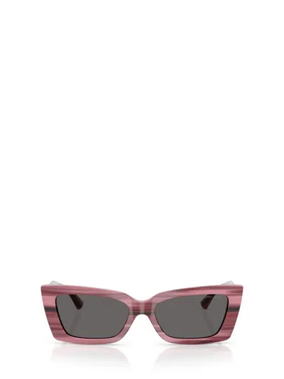 Jimmy Choo Sunglasses In Burgundy