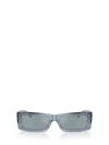 Jimmy Choo Lennon 54mm Polarized Rectangular Sunglasses In Blue