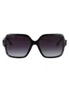 Jimmy Choo 0jc5005 Sunglasses In 50418g Black Gradient Glitter