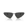 Jimmy Choo Eyewear Triangle Frame Sunglasses In Argento/nero