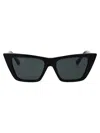 Jimmy Choo Logo-print Sunglasses In Black