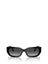 Jimmy Choo Eyewear Rectangle Frame Sunglasses In Black
