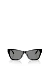Jimmy Choo 55mm Polarized Pillow Sunglasses In Black