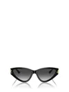 Jimmy Choo Eyewear Triangle Frame Sunglasses In Black