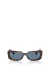 Jimmy Choo Eyewear Rectangle Frame Sunglasses In Blue