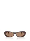 Jimmy Choo Sunglasses In Burgundy