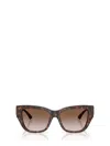 Jimmy Choo 54mm Gradient Polarized Pillow Sunglasses In Brown