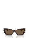 Jimmy Choo Eyewear Rectangle Frame Sunglasses In Brown