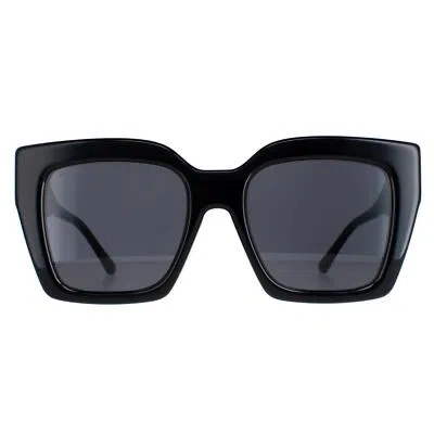 Pre-owned Jimmy Choo Sunglasses Eleni/g/s 807/ir Black Gray