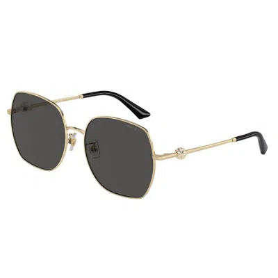 Jimmy Choo Sunglasses In Gold