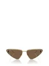 Jimmy Choo Womens Gold Jc4001b Cat-eye Metal Sunglasses In Gold