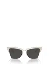 Jimmy Choo Eyewear Maxime Butterfly Frame Sunglasses In Gray