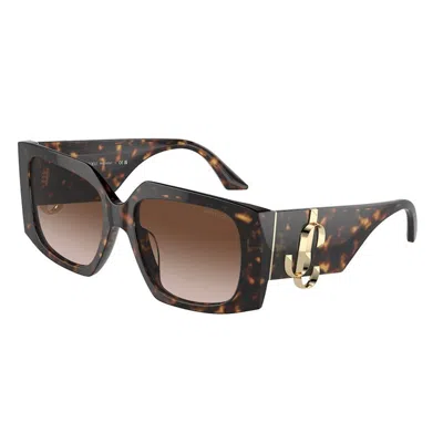Jimmy Choo Woman Sunglasses Jc5006u In Brown