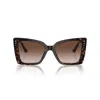 Jimmy Choo Womens Black Jc5012 Square-frame Tortoiseshell Acetate Sunglasses In Havana/marrone
