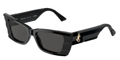 Pre-owned Jimmy Choo Sunglasses Jc5009 500087 Black Grey Woman In Gray