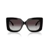 Jimmy Choo 54mm Gradient Butterfly Sunglasses In Nero