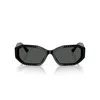 Jimmy Choo Eyewear Oval Frame Sunglasses In Nero/nero