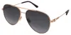 Jimmy Choo Sunglasses Olly/s-2m2-60-14-145 Non-polarized In Gold