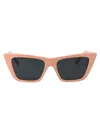 Jimmy Choo 53mm Cat Eye Sunglasses In Pink