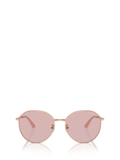 Jimmy Choo Geometric Frame Sunglasses Sunglasses In Pink