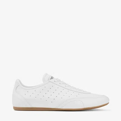 Jimmy Choo Sunny Perforated Sneakers In Neutral