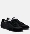 Jimmy Choo Sunny Suede-trimmed Lace Sneakers In Black