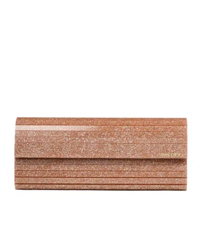 Jimmy Choo Sweetie Chain-linked Clutch Bag In Pink