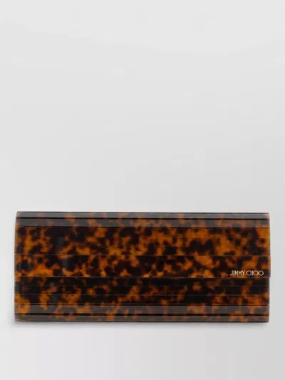 Jimmy Choo Sweetie Tortoiseshell-effect Clutch Bag In Multi