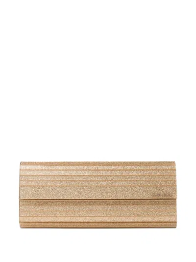 Jimmy Choo Sweetie Clutch Bag In Gold