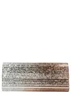 Jimmy Choo Sweetie Glitter Clutch Bag In Orange