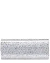 Jimmy Choo Glitter Raffia Clutch Handbag | Sweetie Style For Glamorous Women In Beige