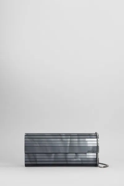 Jimmy Choo Sweetie  Clutch In Gray