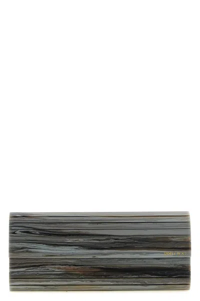 Jimmy Choo 'sweetie' Clutch In Gray