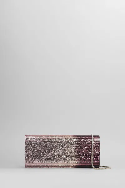 Jimmy Choo Sweetie  Clutch In Pink