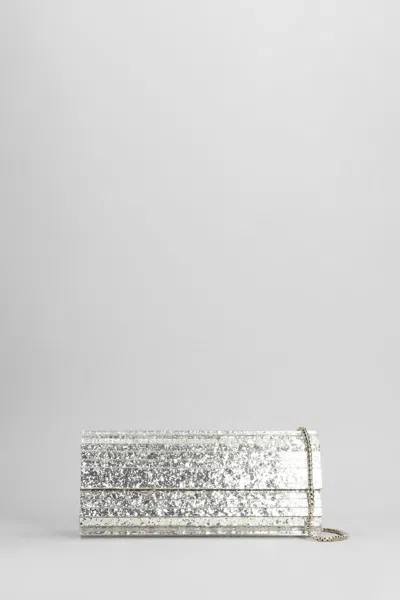 Jimmy Choo Sweetie Clutch In Silver