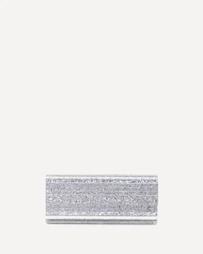 Jimmy Choo Sweetie Clutch In Silver