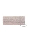 Jimmy Choo Glitter Rectangular Shoulder Bag With Removable Chain In Brown