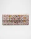 Jimmy Choo Sweetie Glitter Acrylic Leather Clutch Bag