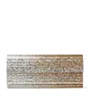 Jimmy Choo Sweetie Glitter Clutch Bag In Rose Gold