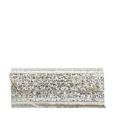JIMMY CHOO SWEETIE GLITTER CLUTCH