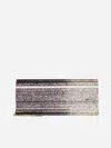 Jimmy Choo Sweetie Metallic-finish Clutch Bag In Black,champagne